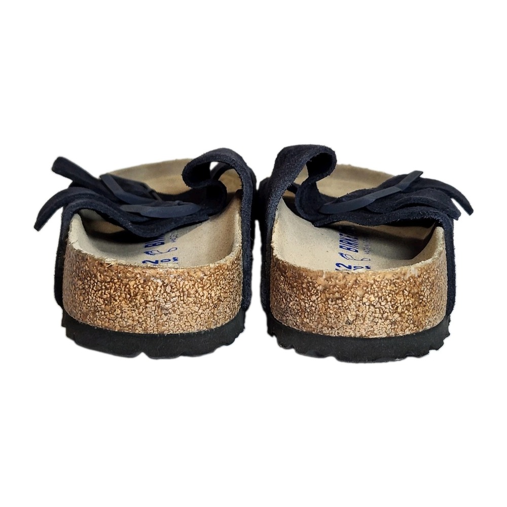 Birkenstock Arizona Soft Footbed Midnight Blue Suede Sandals 42 M9-9.5 W11-11.5 - Picture 4 of 8